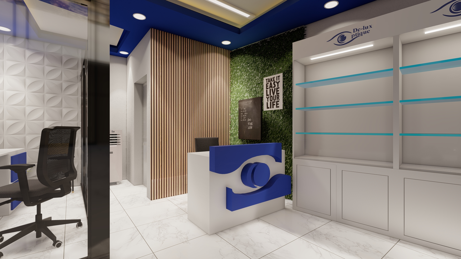 喀麦隆布埃亚一家医学眼镜店的装修-10