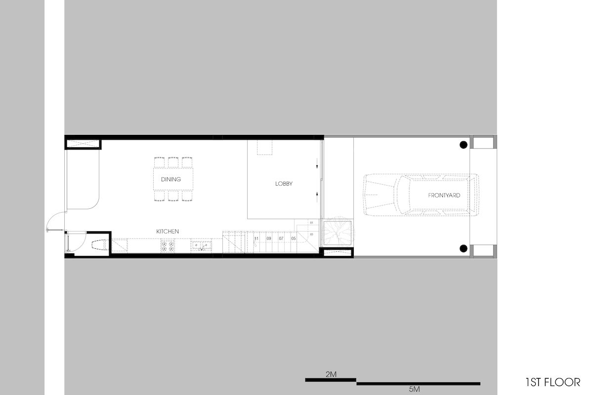 越南 Minaka 城市住宅的室外室内一体化设计-10