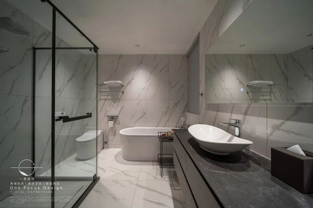 弧度中的温暖港湾·245㎡现代家居设计丨中国深圳丨深圳一度经纬设计-60