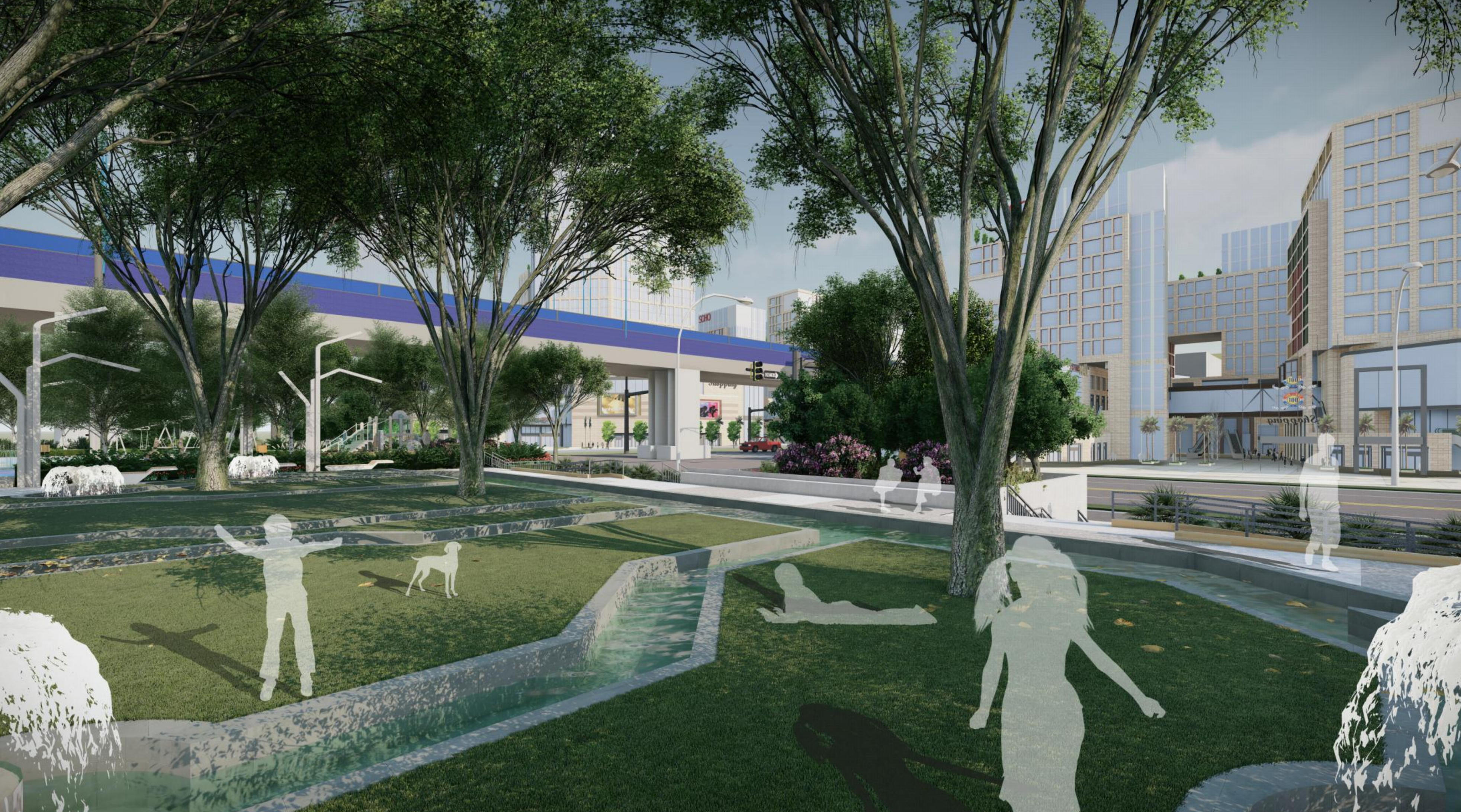 长沙市融城花园广场改造设计丨中国长沙丨湖南师范大学美术学院环境艺术专业-37