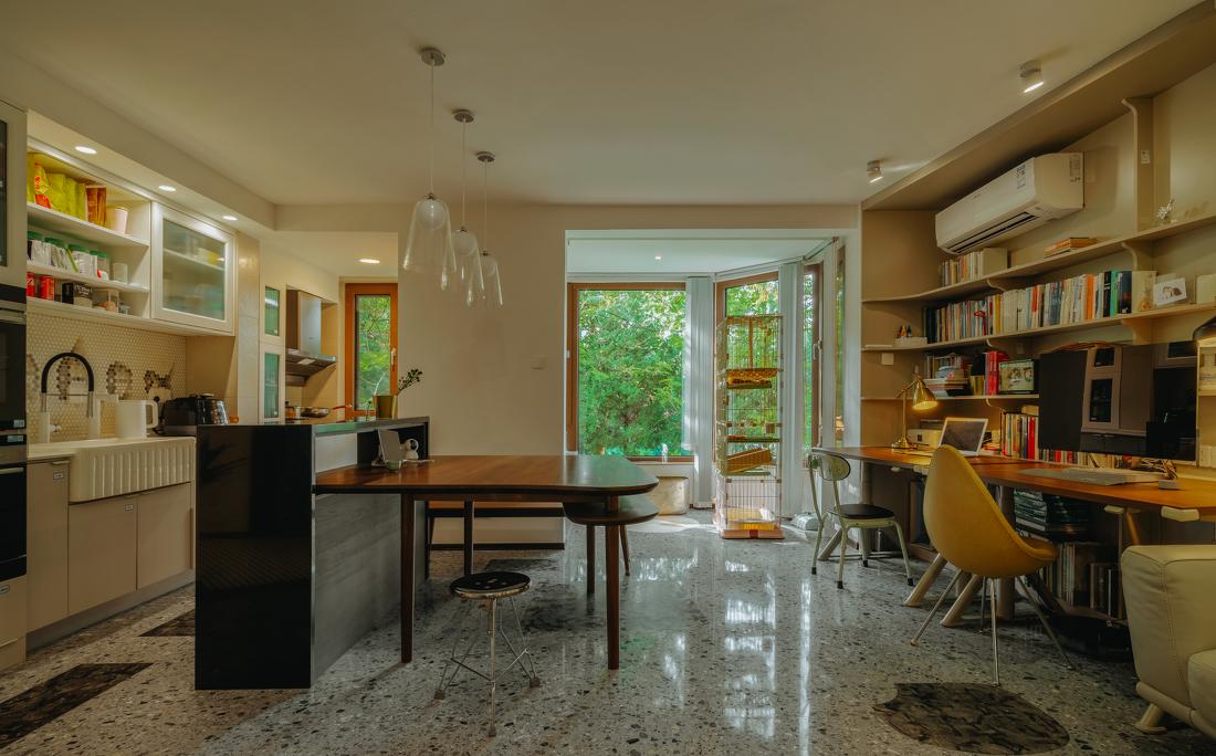 复古风一家三口的温馨之家-12