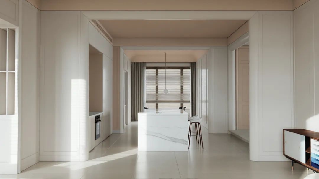 成都 261㎡极简白住宅,绿植点缀的生命力-12