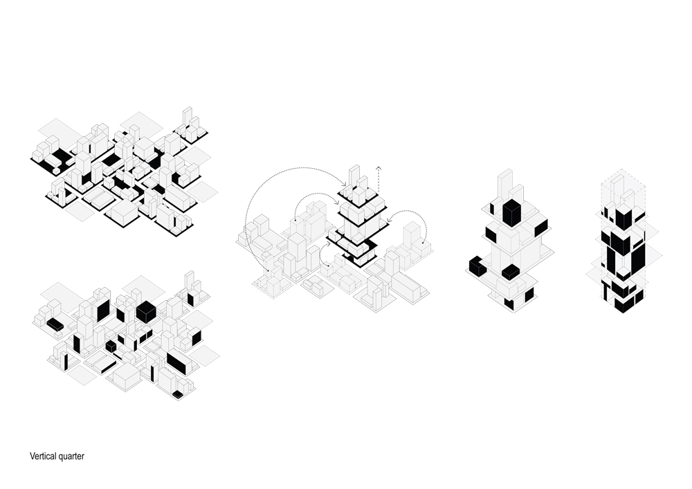 香港垂直城市综合体设计-26