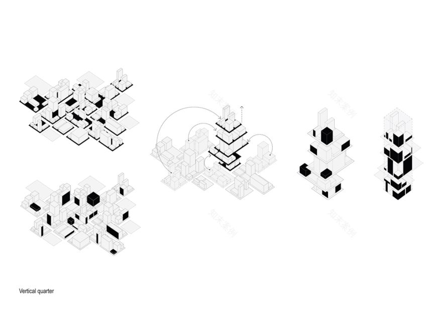 香港垂直城市综合体设计-26