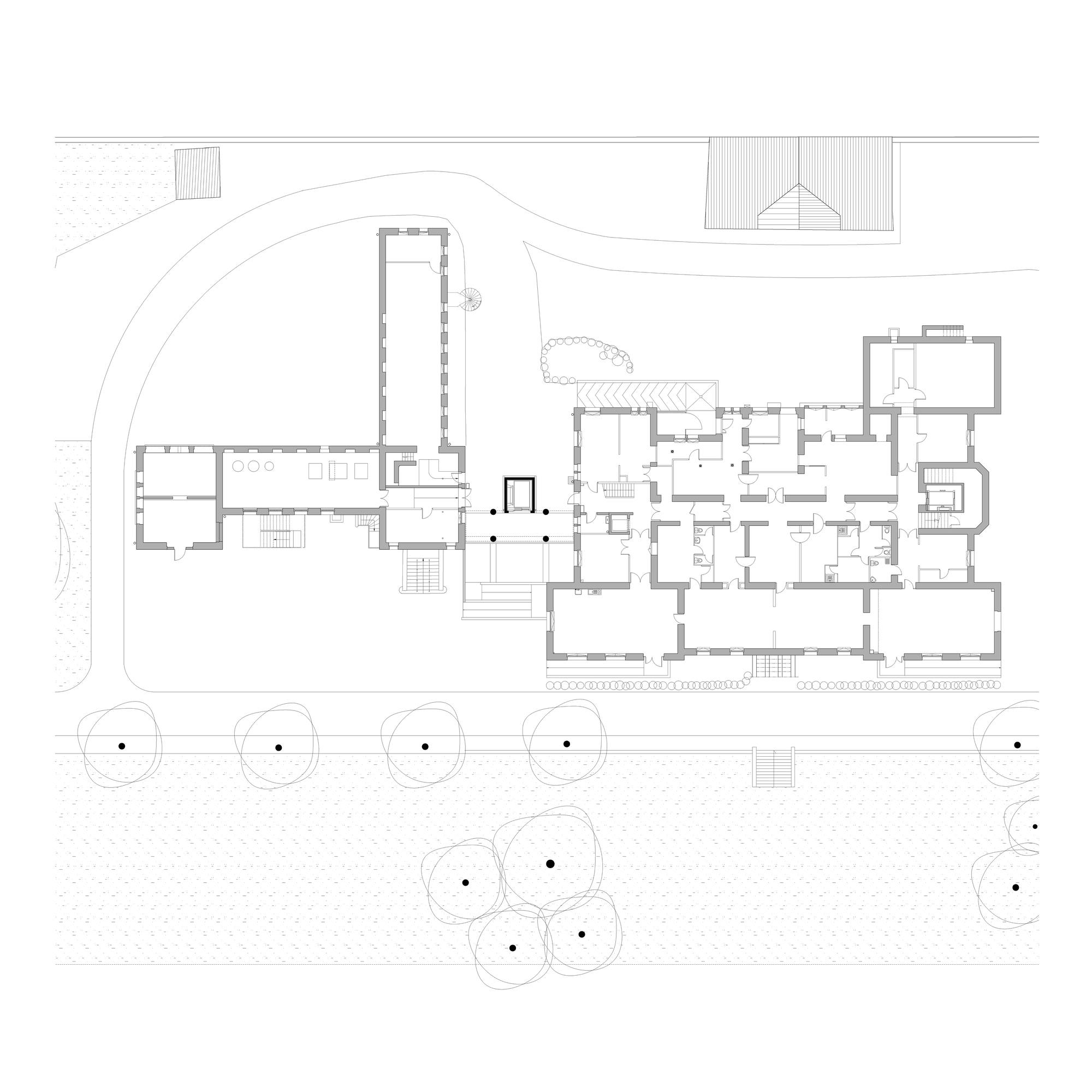 Connecting Gallery for the Les Verdaines Retirement Home / Agence Vulcano-Gibello-14