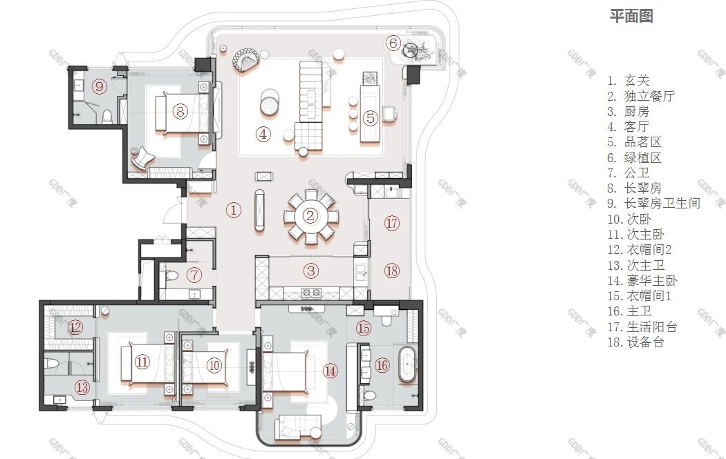 港融·江山壹号样板间丨中国福建丨GDD 广度设计-6