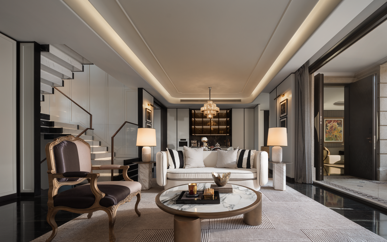 绿城·云栖玫瑰园480㎡样板房丨中国嘉兴丨硬装LYZD李益中设计,软装SIA室内空间设计-11