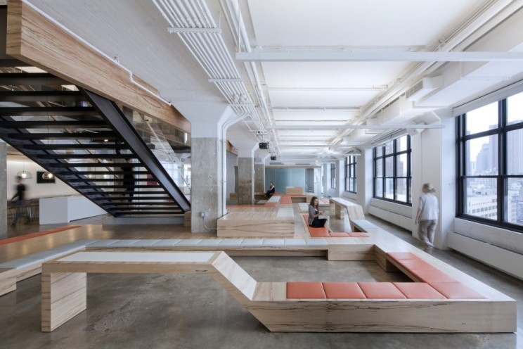 美国纽约Horizon Media办公空间  a + i architecture-0