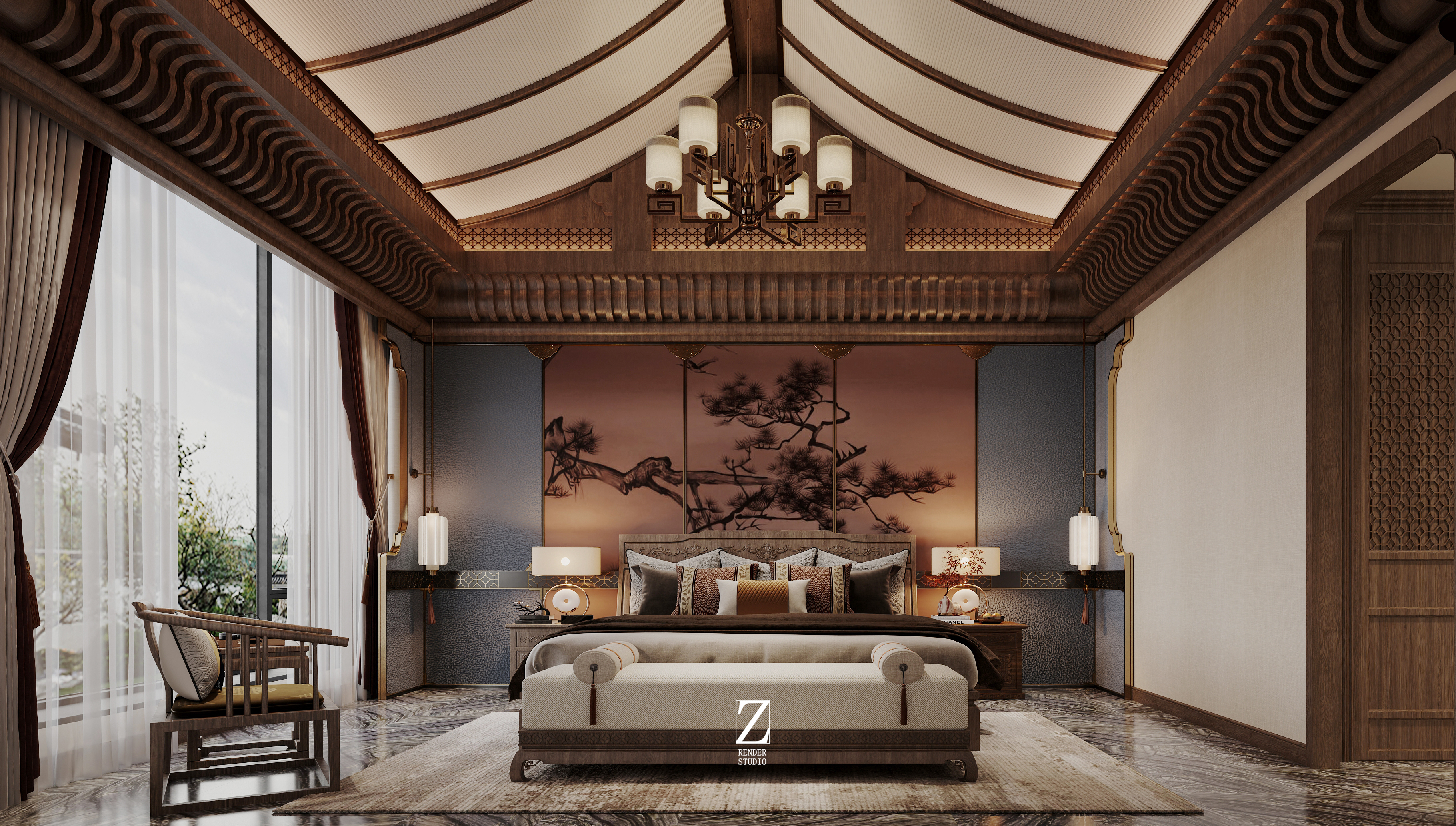 四合院住宅设计表现一-7