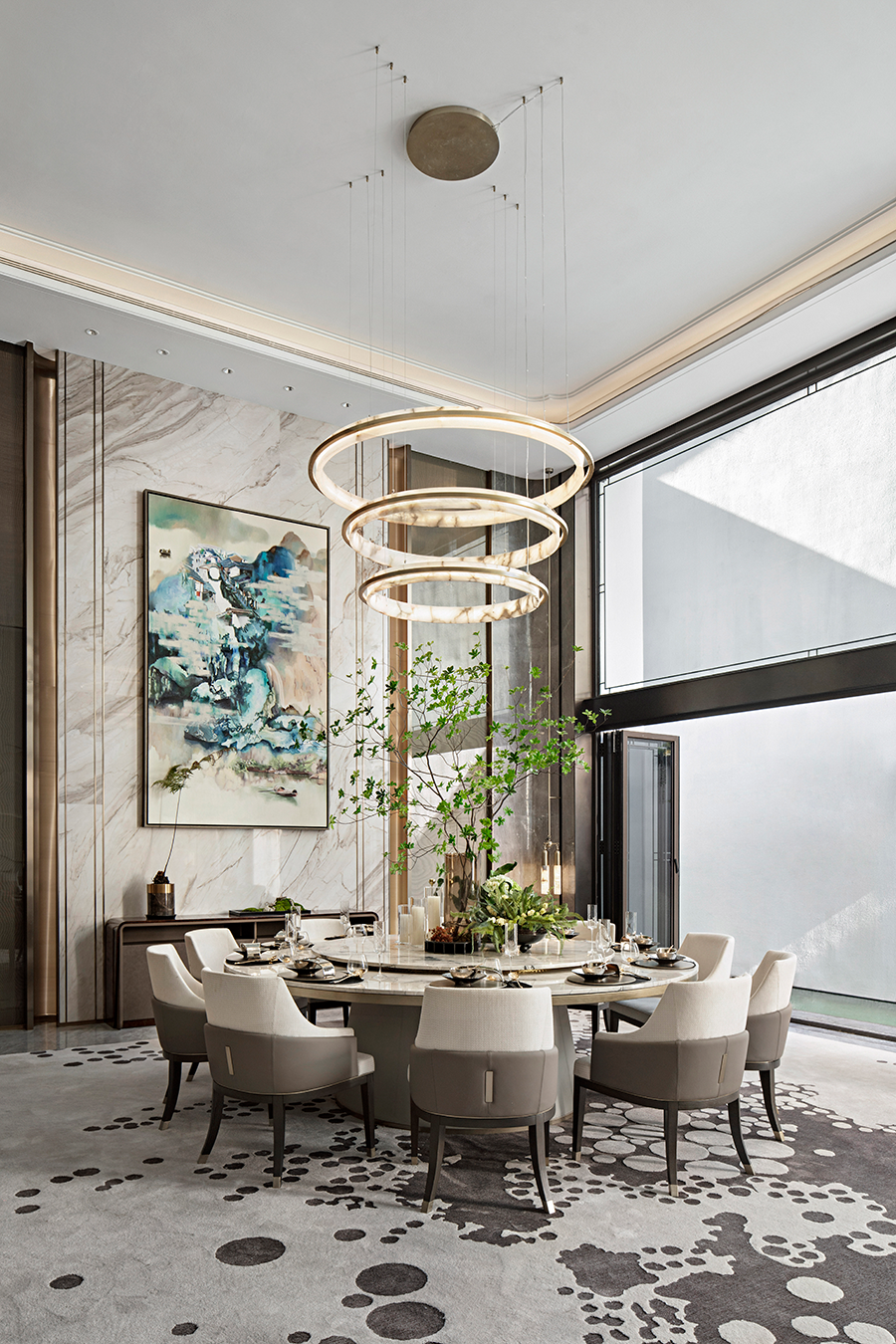 绍兴建发众安棠颂和鸣别墅样板间丨中国绍兴丨深圳市盘石室内设计有限公司-8