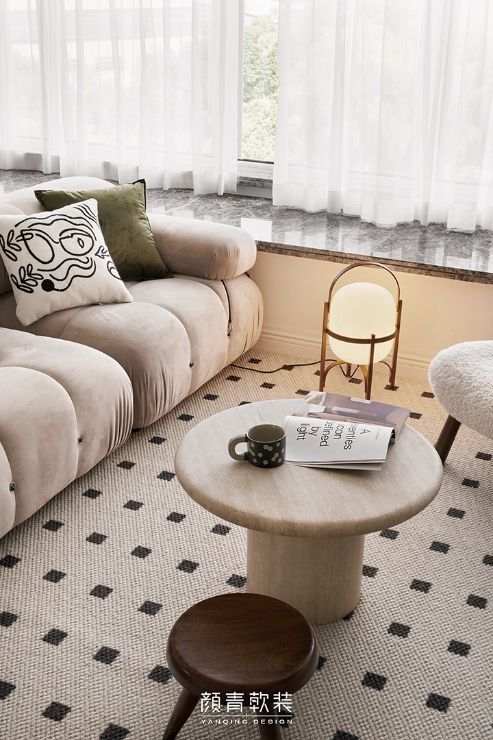 颜青软装︱温柔描画,在具象中遁入法式梦境丨中国杭州-7