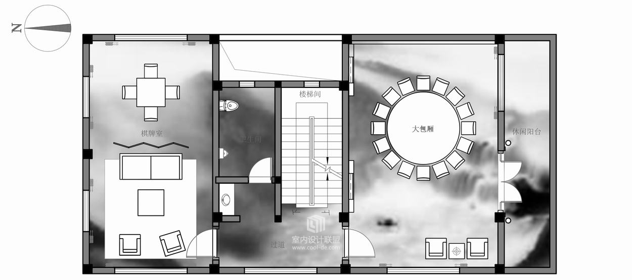 鸿鹄设计：◤吕城◢【丹阳】300㎡新中式-29