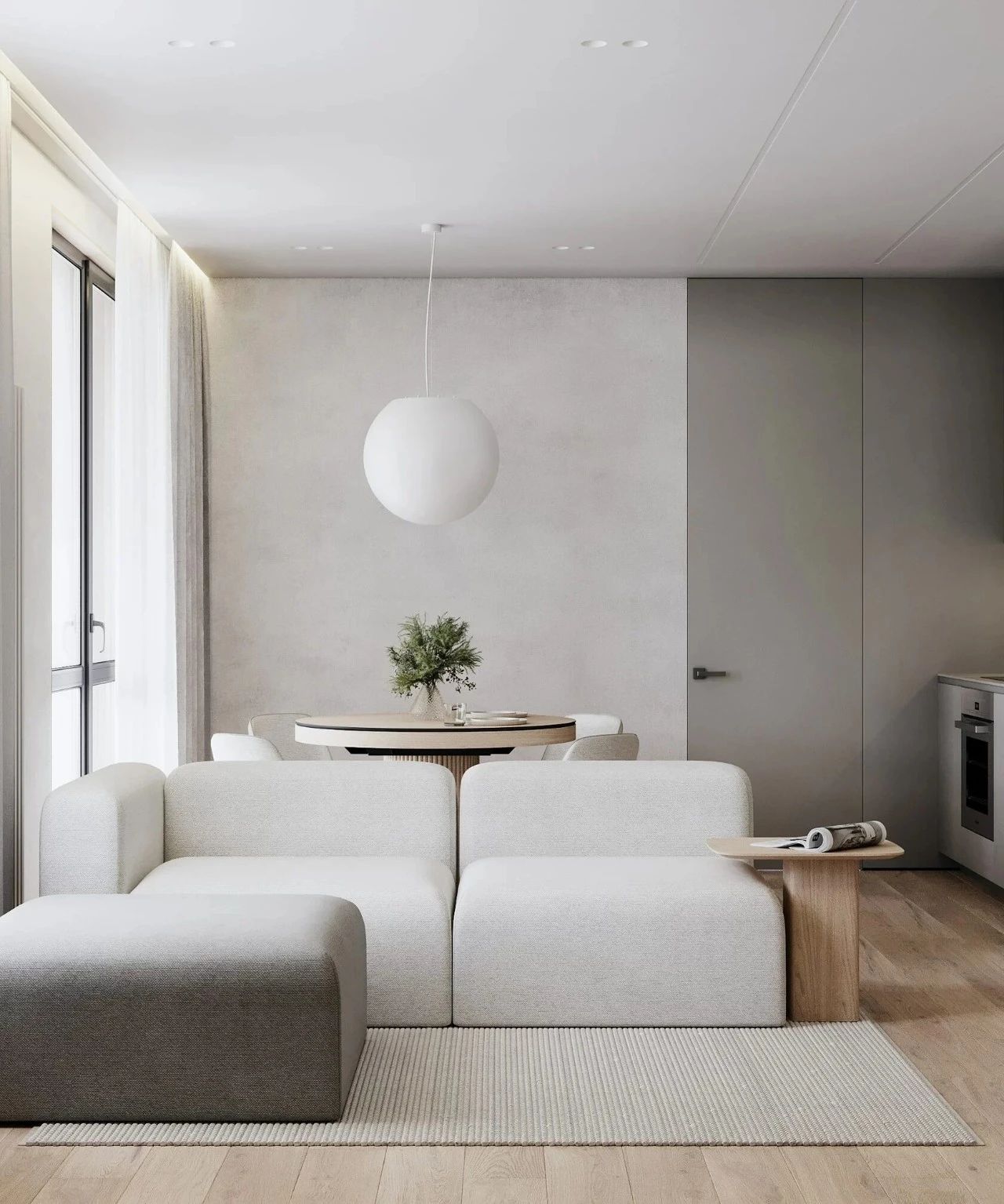 95㎡现代优雅公寓-0