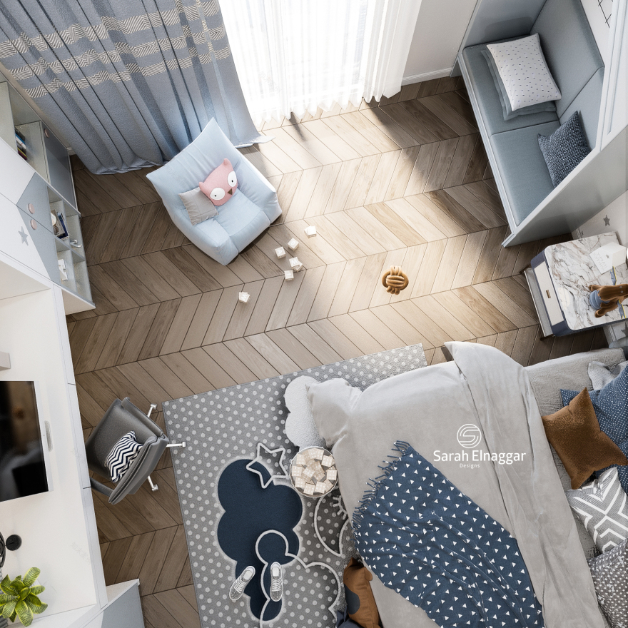 男孩卧室设计-6