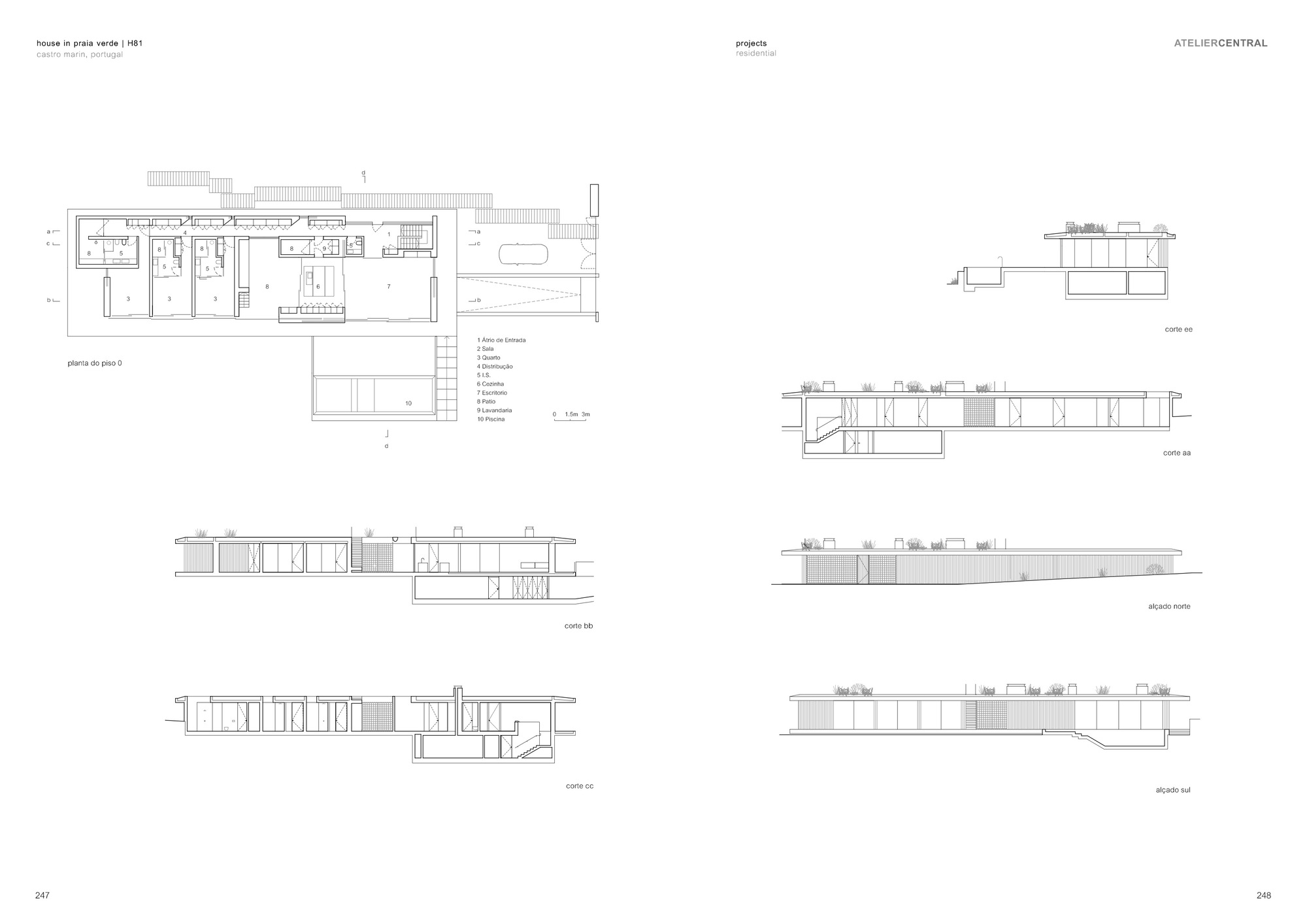 普拉亚韦尔德的房子丨葡萄牙丨Atelier Central Arquitectos-15