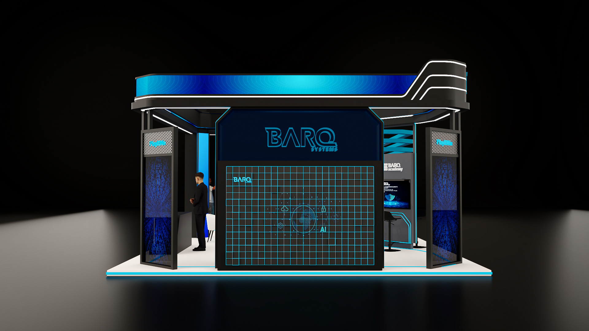 巴尔克展位设计（人工智能万物）丨Maram Mamdouh-8