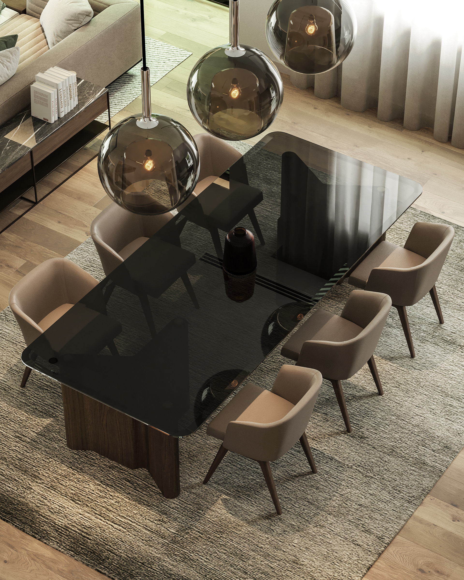 现代别墅一层设计-10