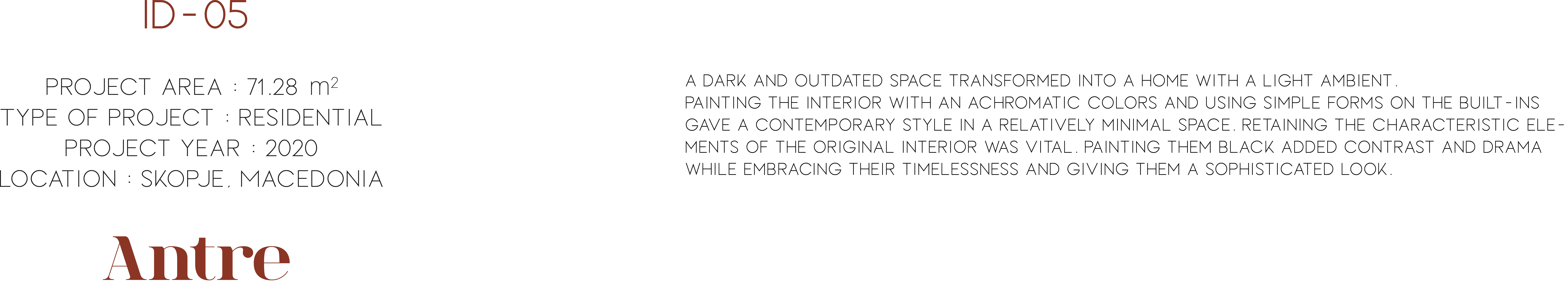 Ahromatic Harmony / ID-05-0