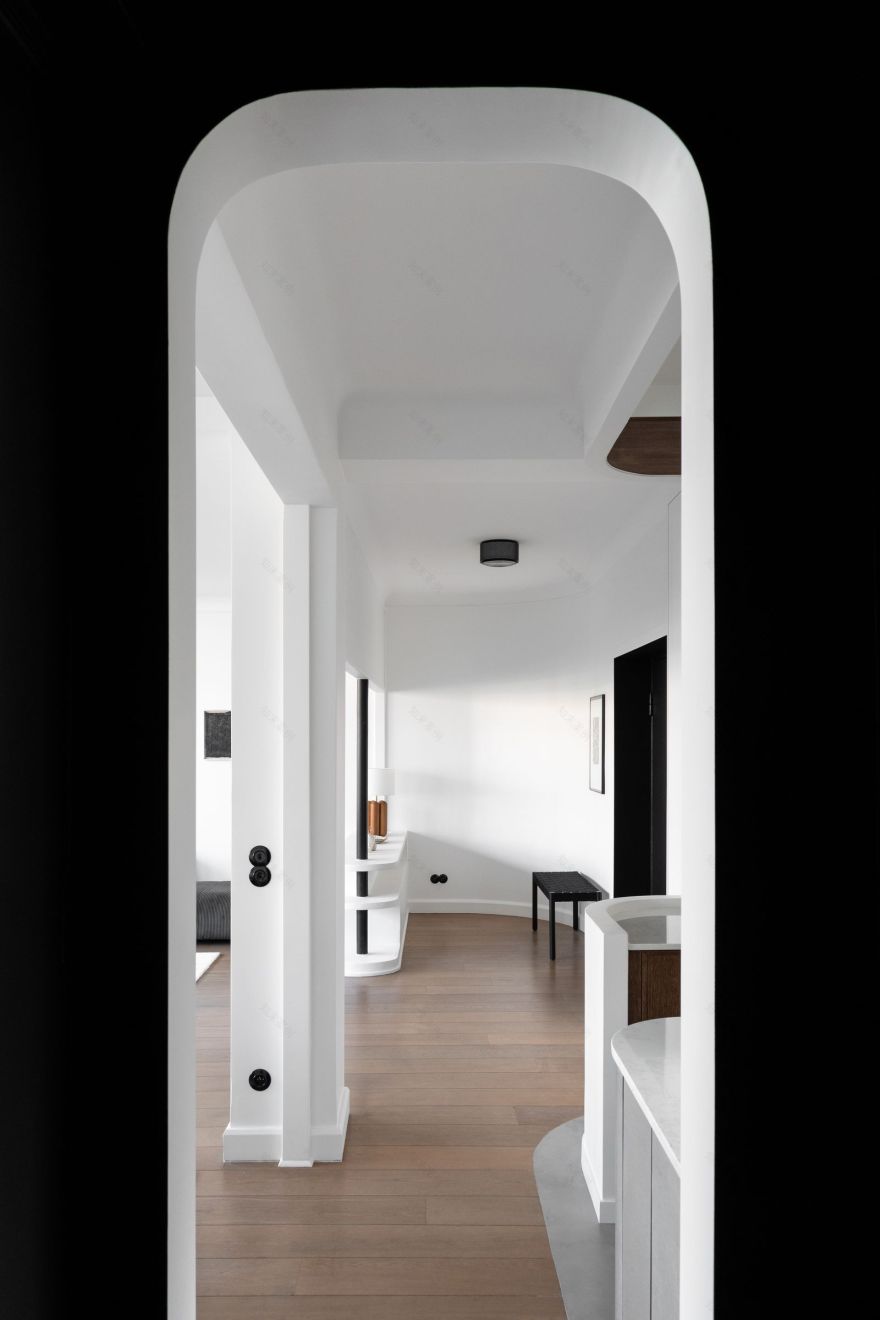 巴黎某流线型设计公寓丨法国巴黎丨Studio Baha-34