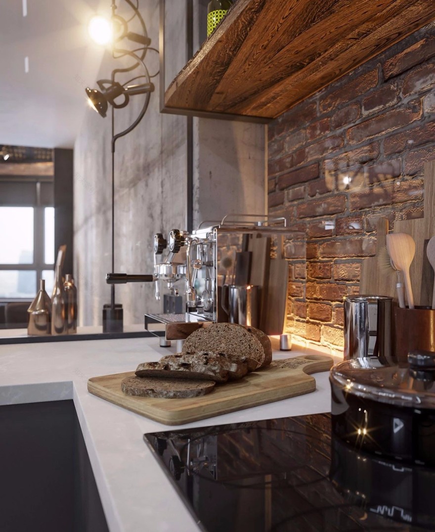 粗犷、原始的工业风,却也拥有活力、个性的生活空间-15