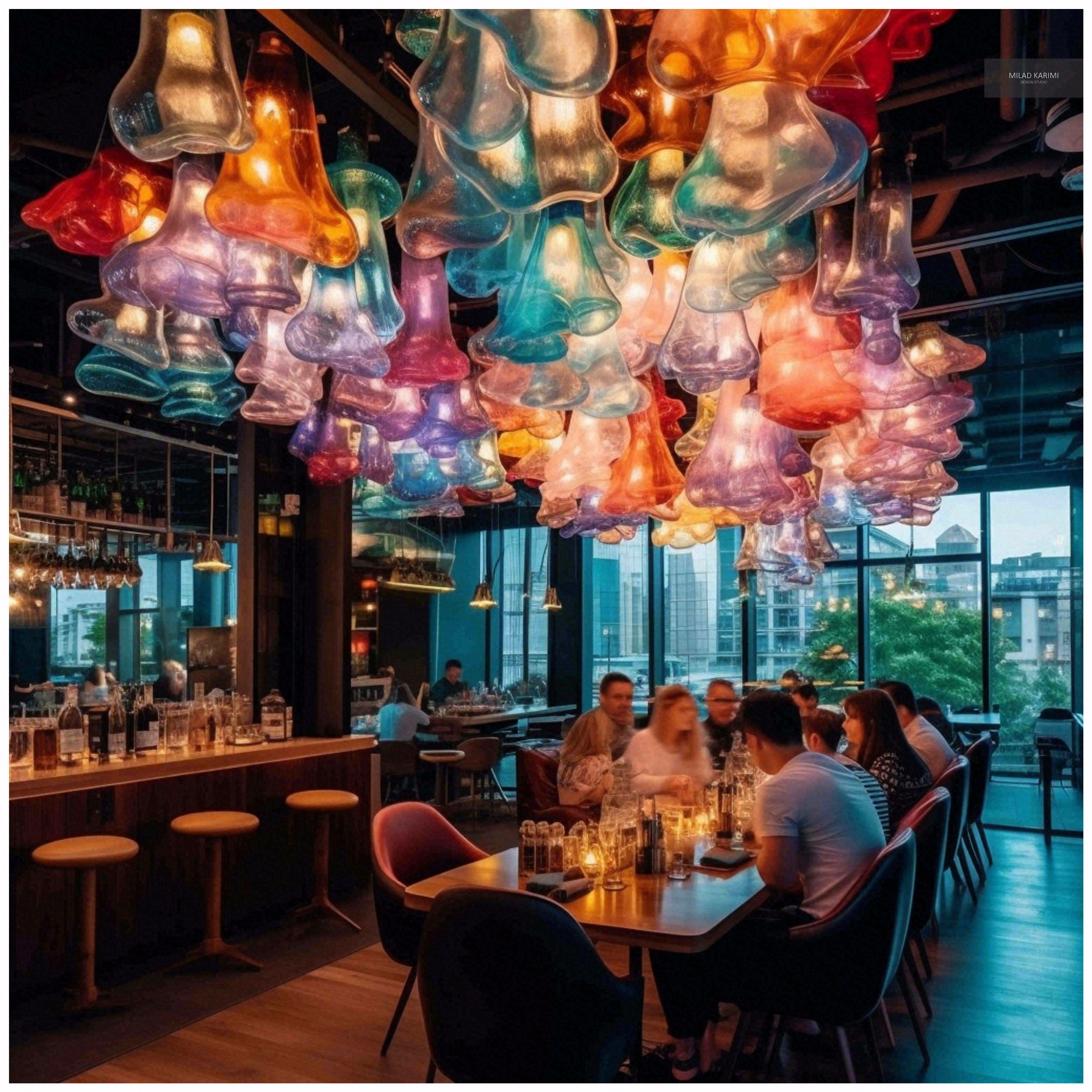 Colorful Mushrooms in Interior Design Part 01-2