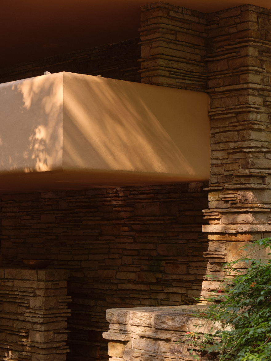 流水别墅丨美国宾夕法尼亚丨弗兰克·劳埃德·赖特-25