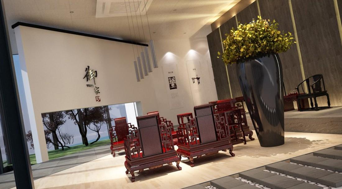 展示空间设计丨红木馆-0