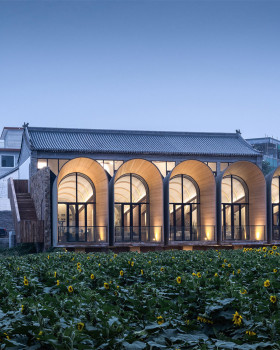 保定田岗知行村 – 乡村会客厅丨中国保定丨袈蓝建筑