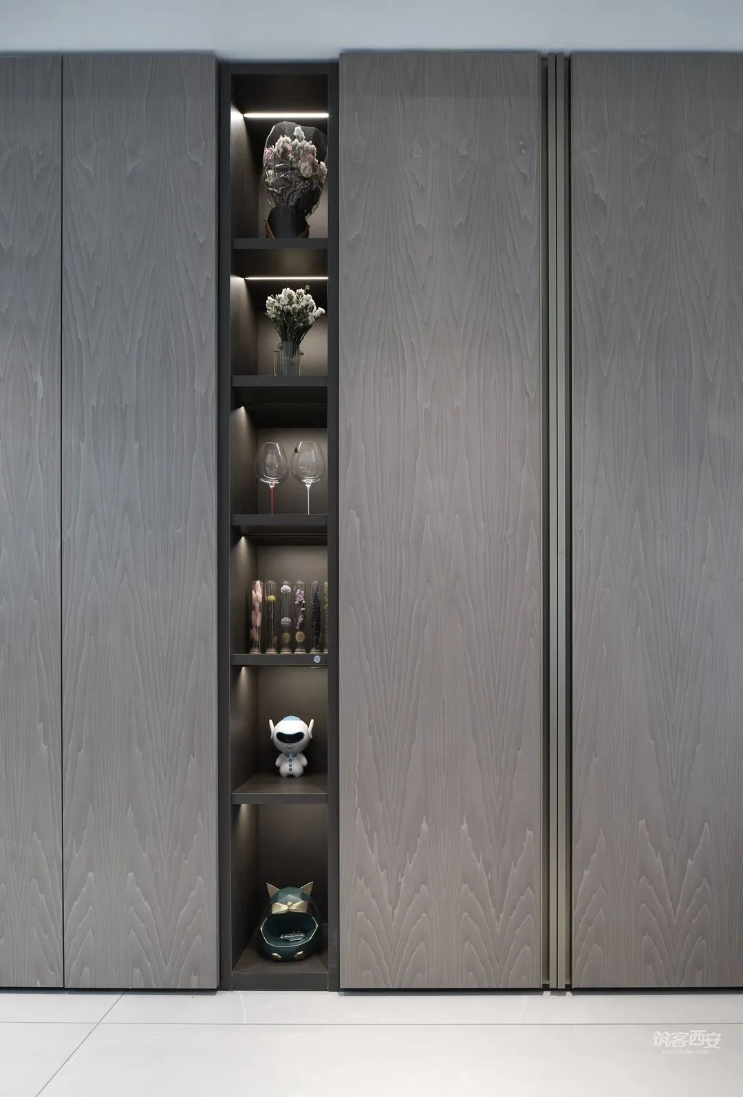 “哑”致拾光 · 现代简约大平层私宅设计丨中国西安丨陈辉设计-18