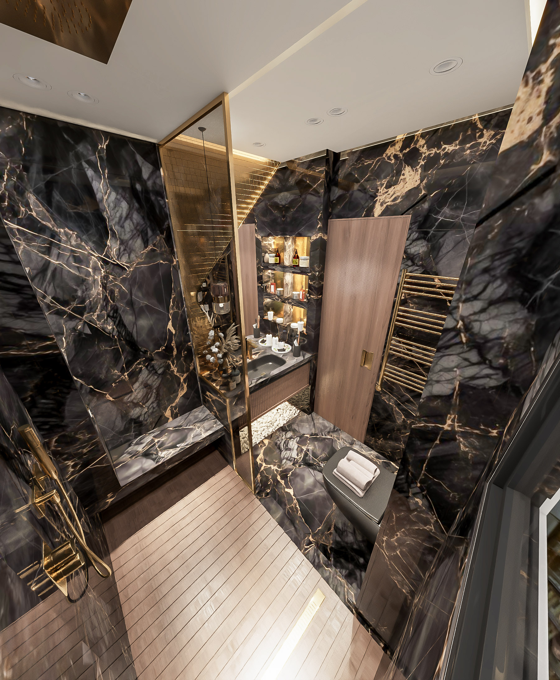 优雅带私人浴室的主卧设计丨S90 architect-18