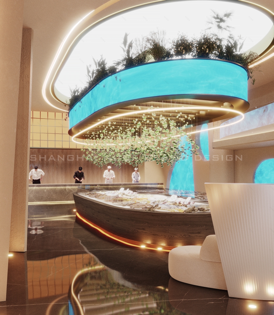 恒天海港大酒店大厅设计丨木村空间设计有限公司-33