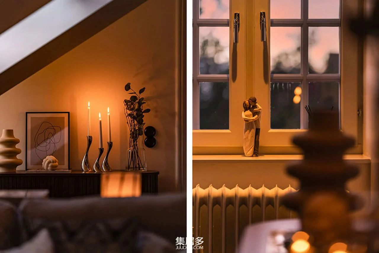 现代舒适家居:旧阁楼改造斯德哥尔摩新风尚丨瑞典斯德哥尔摩丨室内建筑师-10