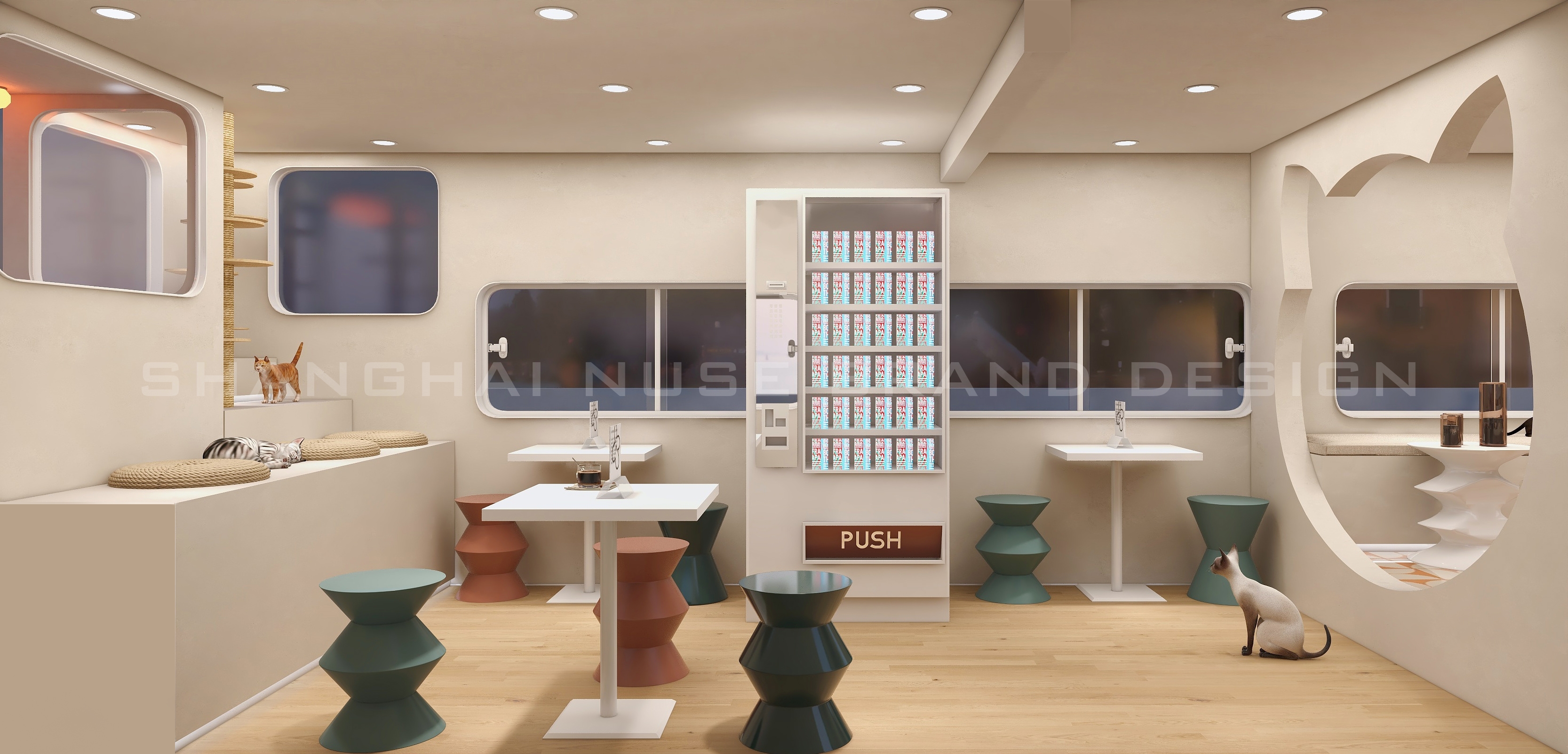 猫咖巴士设计丨木村空间设计有限公司-21