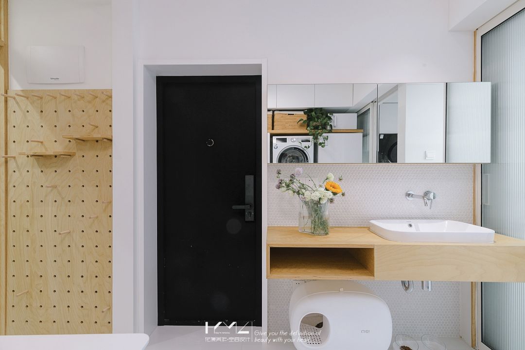 南京 40 平自然北欧风老房翻新,猫咪“二零”的惬意生活-29