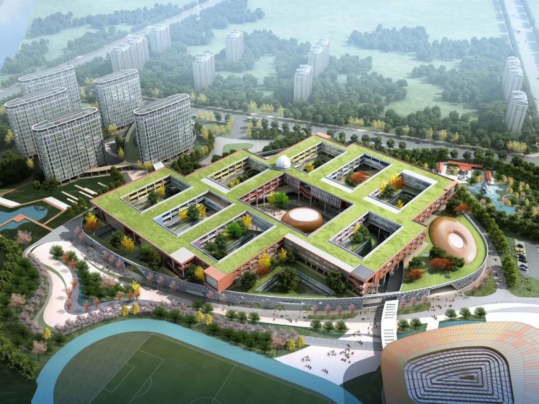 莆田一中“海、山、水”主题校园设计,呈现自然与人文融合之美-15