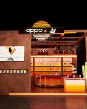 光与色 · OPPO 威士忌展台