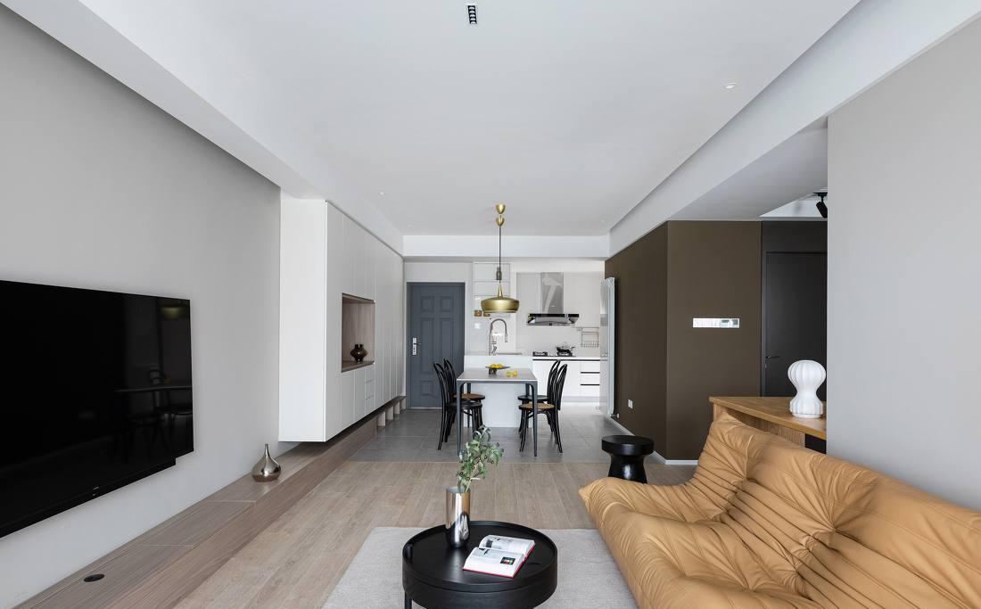 89㎡小三居现代简约设计-35