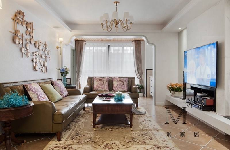 [混搭] 【一米家居 2 0 1 6 个性家装】 ◣双城◥ 香溢澜桥270㎡（复式）美式-2