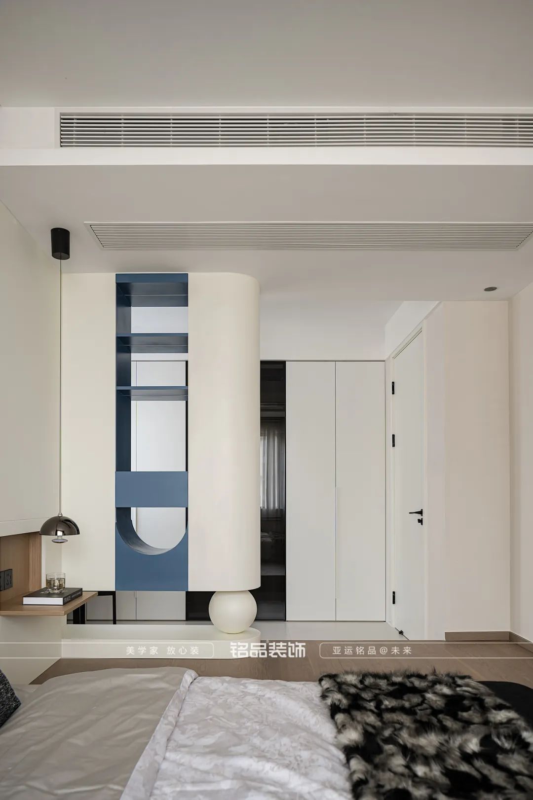曲江风荷150㎡极简奶油风家居设计丨中国浙江丨铭品装饰-47