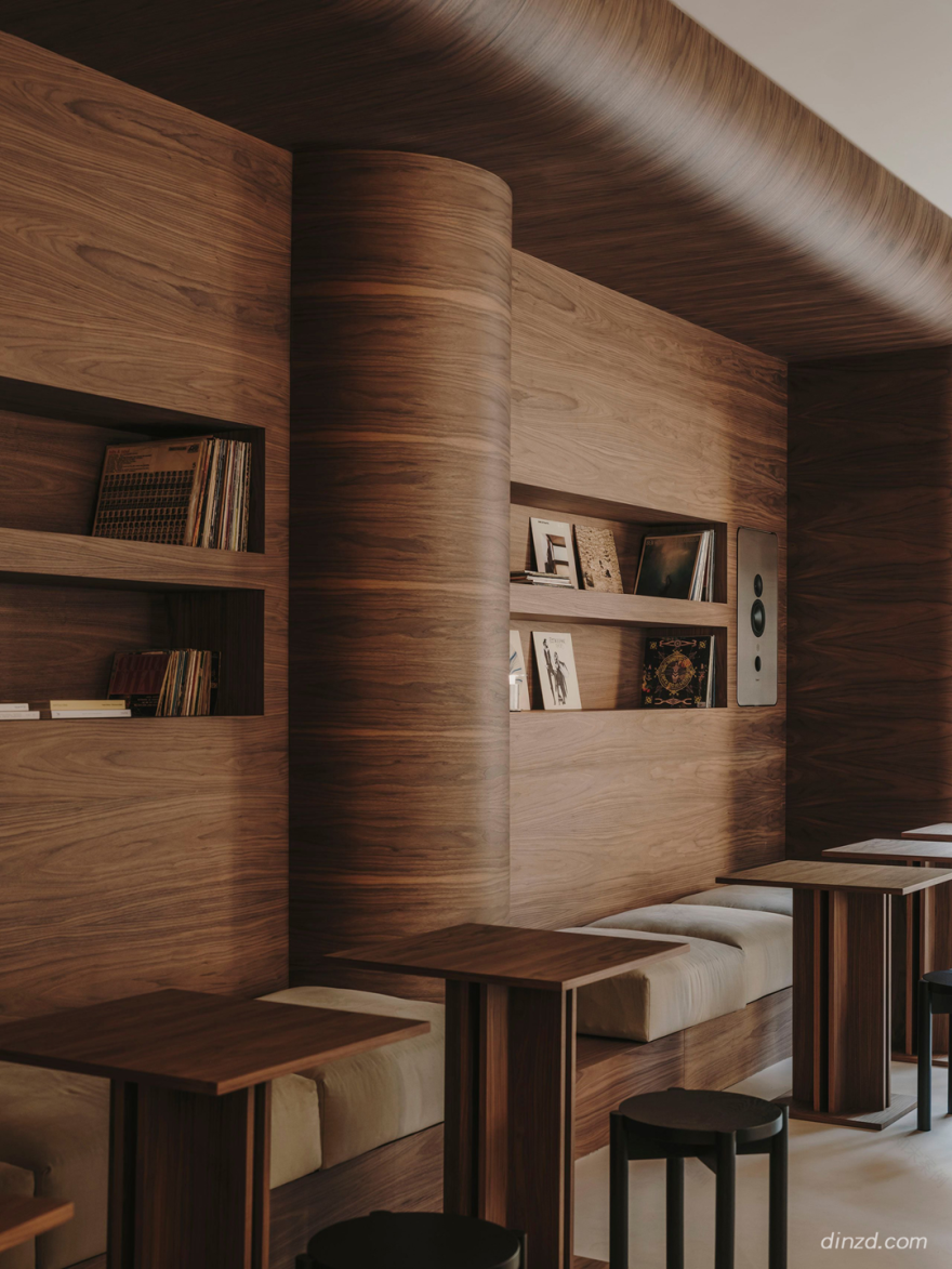 JAÇ HiFi Café 日间咖啡馆丨西班牙巴塞罗那丨Isern Serra Studio-35