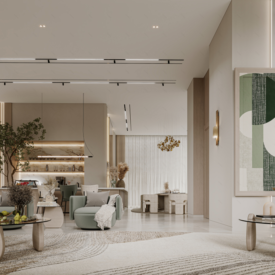 大厅室内设计丨KT_DESIGN STUDIO-20