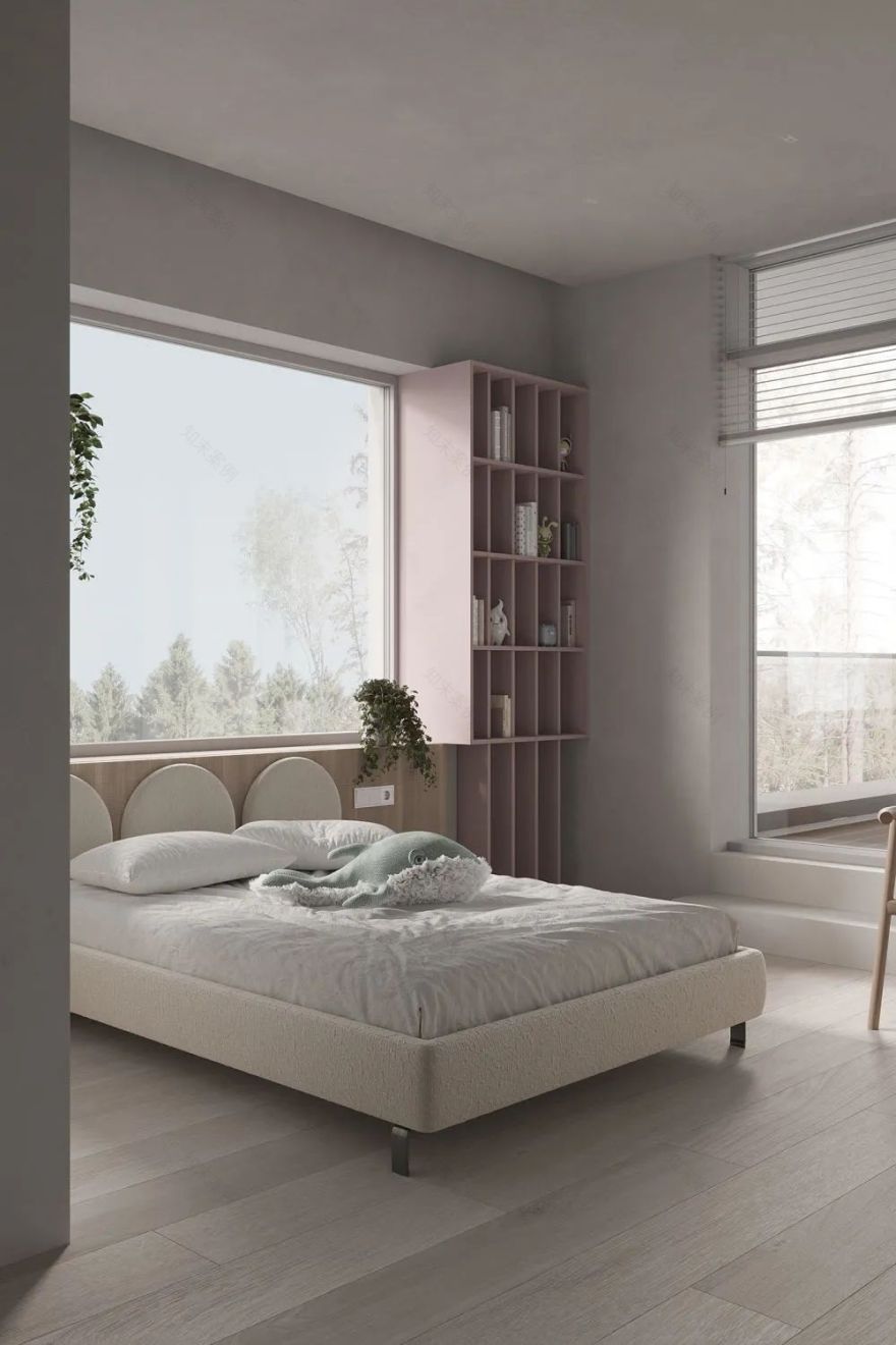 盐系简约,静美!灰白木色打造宁静家居空间丨星艺装饰广州总部-92