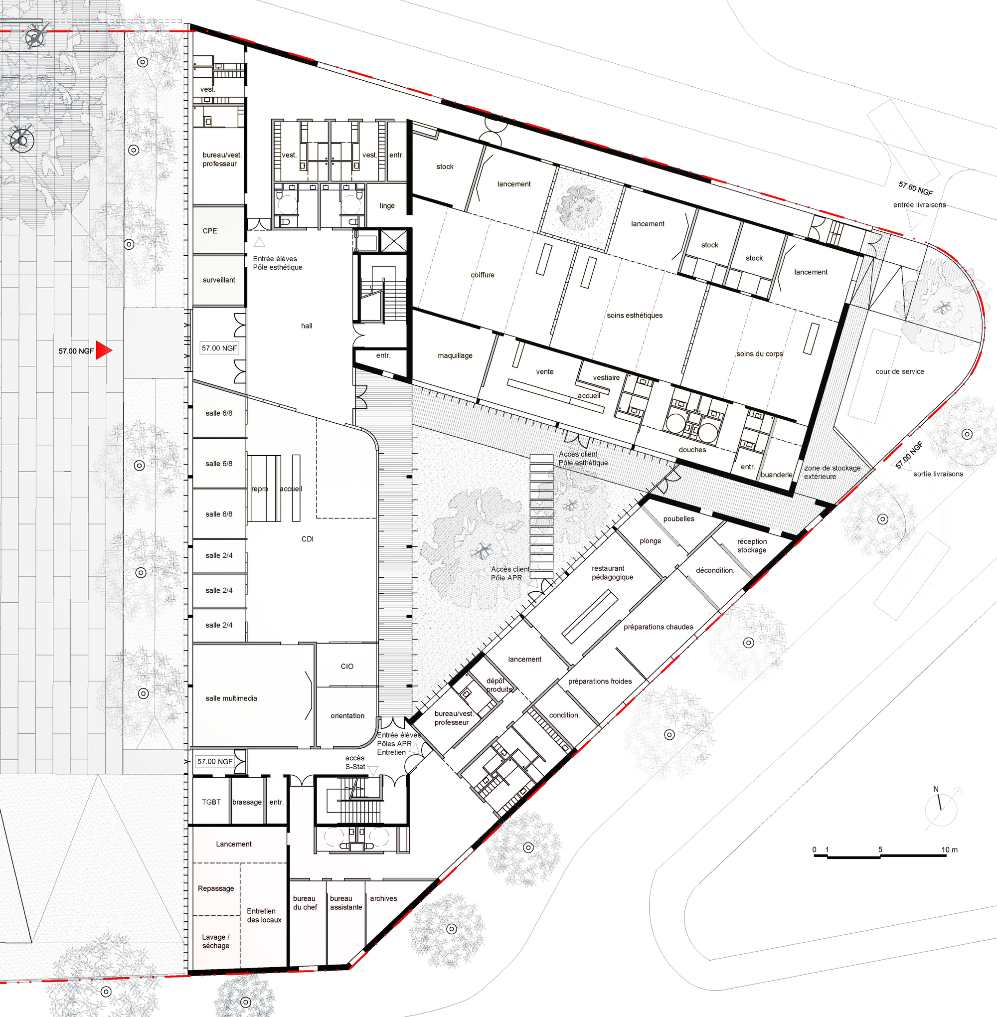 Fernand and Nadia Léger 高中丨法国丨toa | architectes associés-10