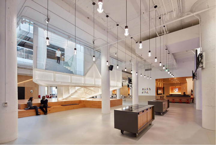 旧金山 Pinterest 新总部，现代木质金属办公空间-5