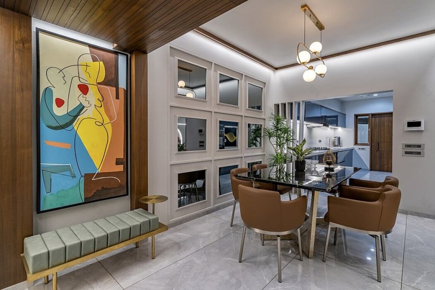 沙纳姆的一个宜人飞地丨印度丨Anand Patel Architects-4