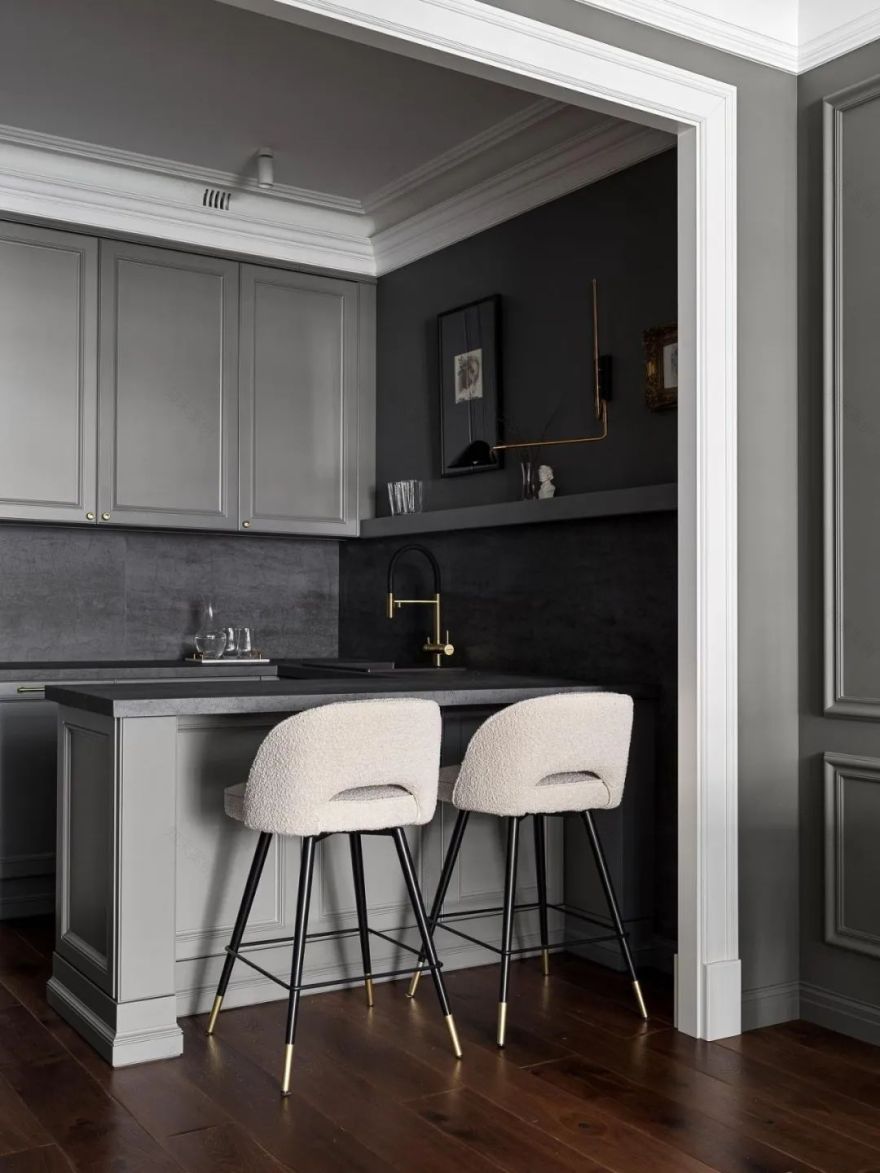 巴黎风格公寓设计丨Mila Morgunyan-12