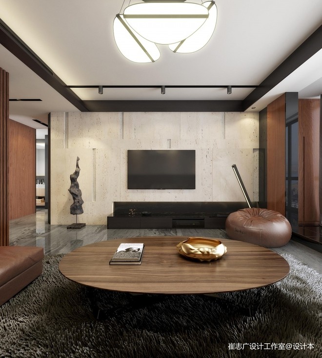 35万元三居135平米装修案例-18