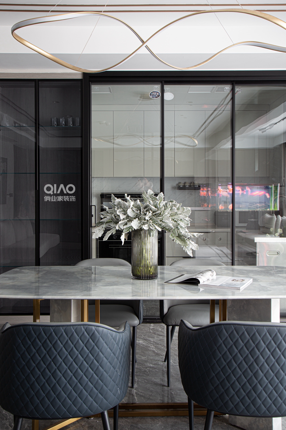 九里峰景现代轻奢风装修案例丨中国重庆丨重庆俏业家装饰-30