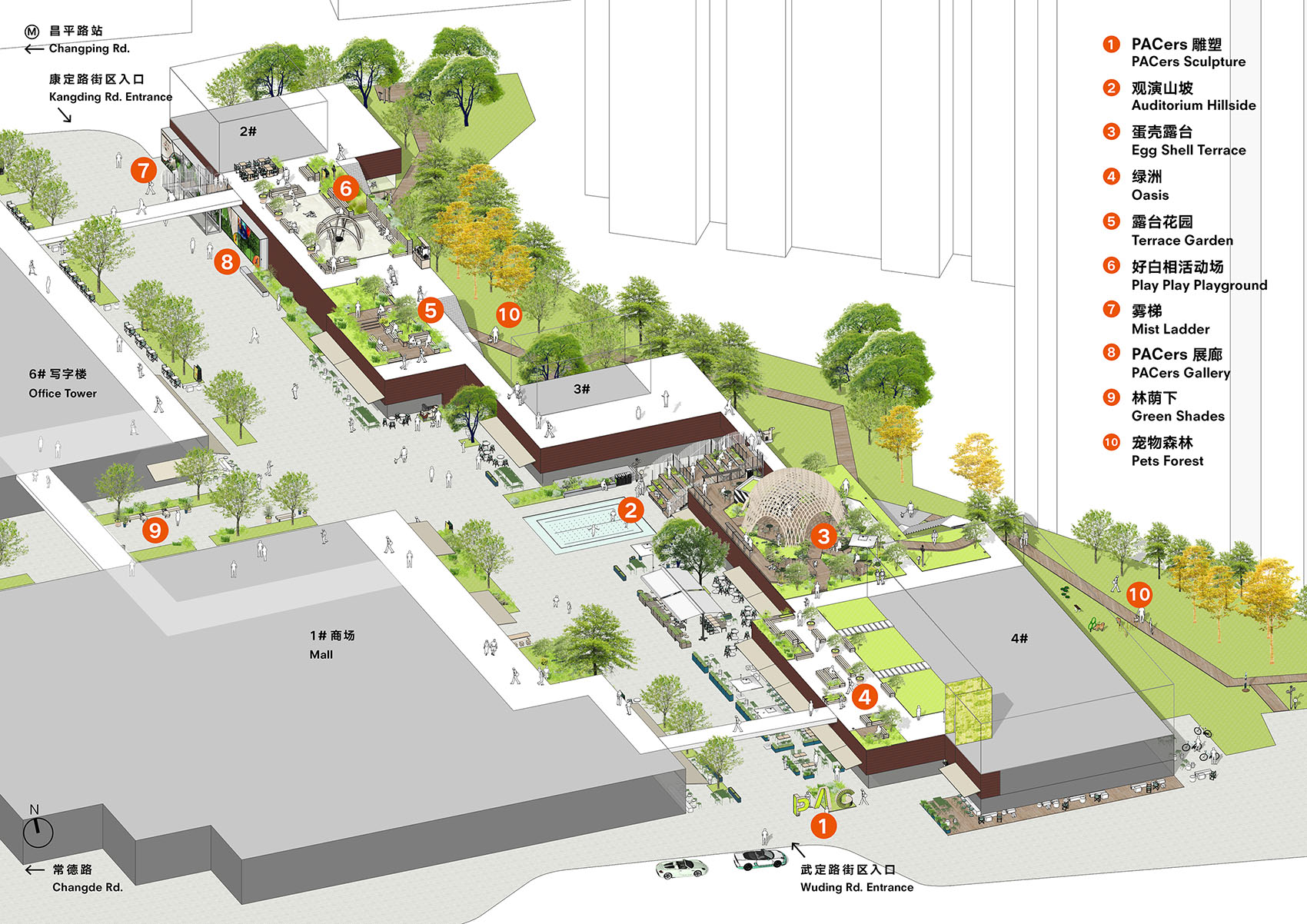 PAC户外商业街区场所营造丨中国上海丨Nota建筑设计工作室-13