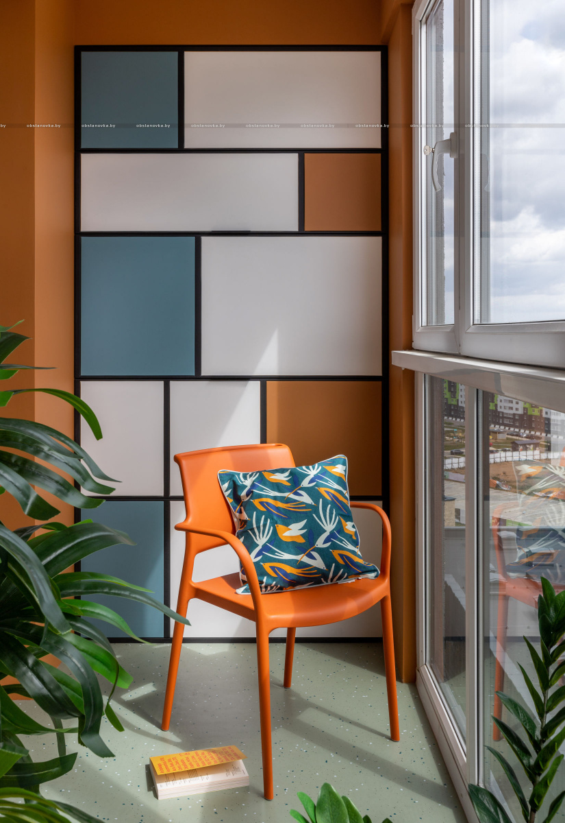 公寓室内设计“受蒙德里安启发”-81